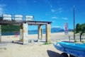 樋合海水浴場は、白い砂浜が美しい人気スポットです。景色も最高！