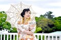明治の貴婦人に愛された着物バッスルドレスを再現！日本の技と異文化が融合しています。