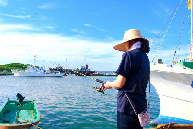 海釣り体験＠レンタル釣竿まるへい遊び隊