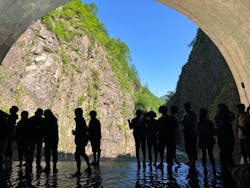 清津峡渓谷トンネルに投稿された画像（2024/5/8）