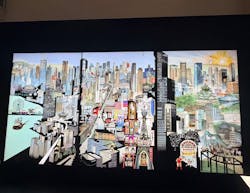 藤城清治101歳展 生きている喜びをともにに投稿された画像(2025/12/2)