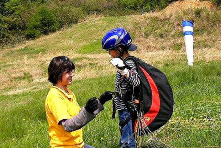 兵庫 丹波 パラグライダー 空を飛びたい が実現 お子様の為の パラグライダー体験 アソビュー