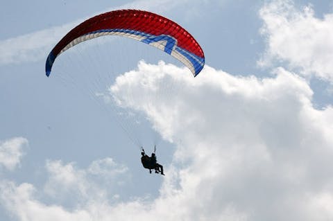 【兵庫・丹波・市島・パラグライダー体験】パラグライダーベーシックコース（60分）　