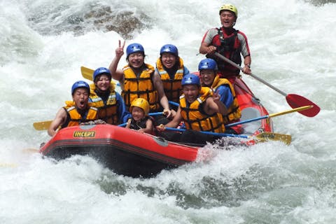 【群馬・みなかみ・ラフティング】爽快ラフティングツアー（半日）凄腕ガイドがサポート！安全で楽しいツアーです！#ファミリー #カップル #女性