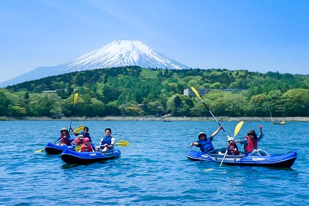 【初めての方歓迎】富士山を目の前に望む、極上のカヌー体験