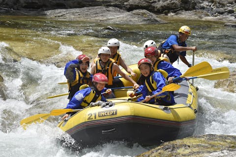 ラフティング＆キャニオニングコンボツアー（ランチ＆スイーツ付）
