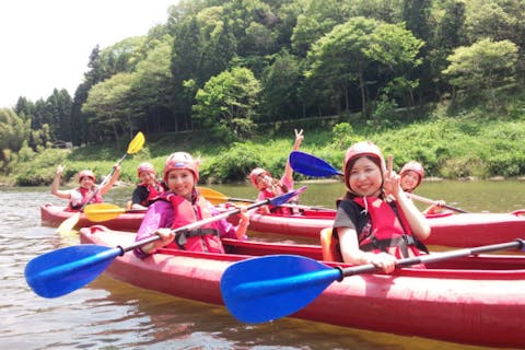 京都・木津川・カヤック（5時間30分・手作りランチ・温泉券付）