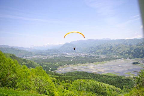 長野・白馬・パラグライダー（フライト5分・タンデム・高度差300m）