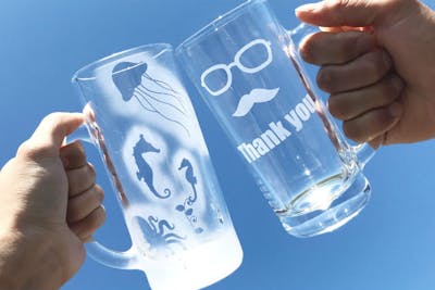 愛知・南知多・ガラス細工（サンドブラスト体験・30分～90分