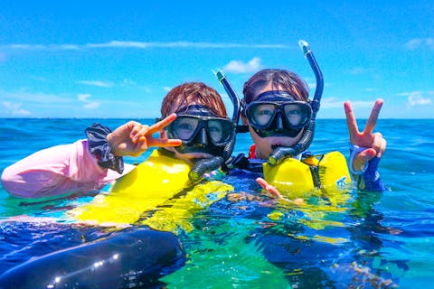 【沖縄・小浜島・シュノーケリング】日により姿を変える幻の島＆シュノーケリング体験