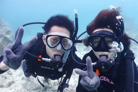 【沖縄・小浜島・1日ツアー】ダイビング＆幻の島＆シュノーケリングで絶景の海を堪能