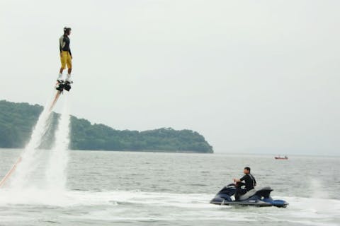 【長崎・マリンスポーツ】最先端コラボ！ジェットパック・ジェットブレード・ジェットボードが一つに！