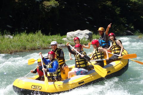 シャワークライミング＆奥多摩ラフティングコンボツアー（写真データ・ランチ付）