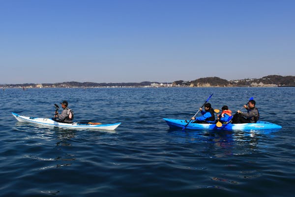 神奈川・葉山・無人島カヤックツアー（2時間30分・ファミリー