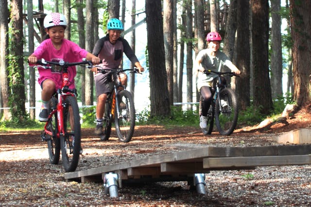 【キッズ向け】白馬岩岳の森MTBアドベンチャープラン