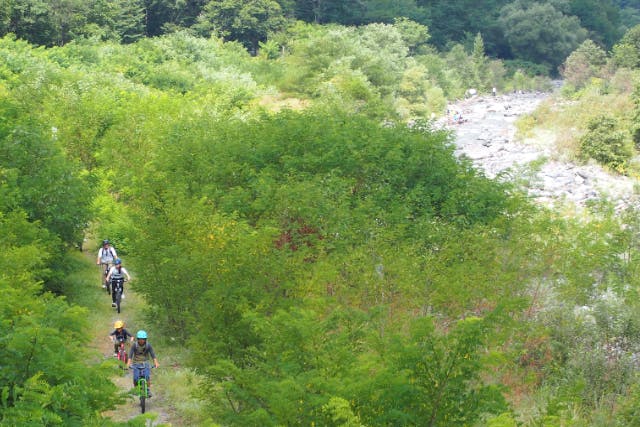 【半日・MTB】お子様でも安心！！白馬初心者オフロードサイクリングプラン