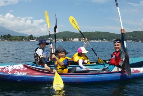 【長野・野尻湖・カヤック】1日のんびり楽しもう！水上のお散歩カヤック！