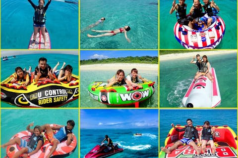 【石垣島・半日】マリンスポーツ10種が乗り放題！直接集合でGoPro無料付き！