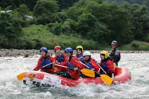 【半日・長野県犀川】ラフティング＋ジンギスカン＋温泉の満喫プラン！