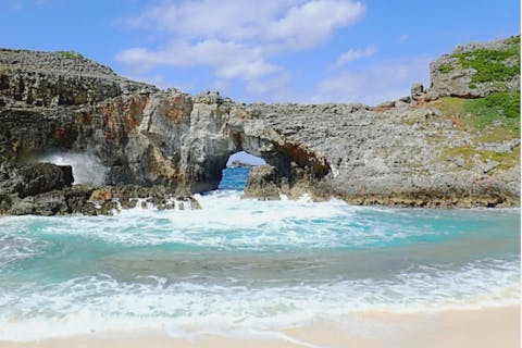 【半日】砂浜には約1,500年前の準化石！東洋のガラパゴス・南島に上陸