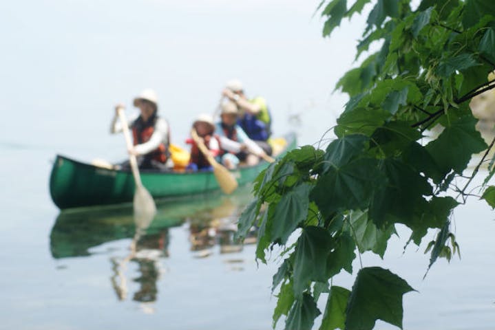 北海道 支笏湖 カヌー 気軽に体感 支笏湖ブルーカヌー アソビュー