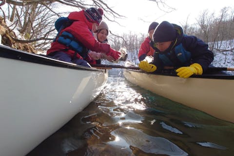【北海道・支笏湖・カヌー】「日本最北の不凍湖」でクルーズ！ウィンタークルージング