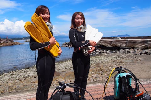 【1日・体験・ビーチ】船酔いが心配な方にオススメ！安心の体験ダイビング☆