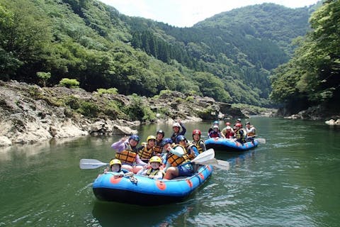 【期間限定！10月・11月】京都・保津川・午前ラフティング（10:00）