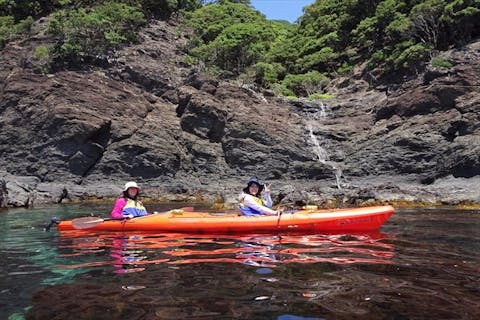 徳島・シーカヤック・洞窟探索プラン（経験者向け・一日コース）