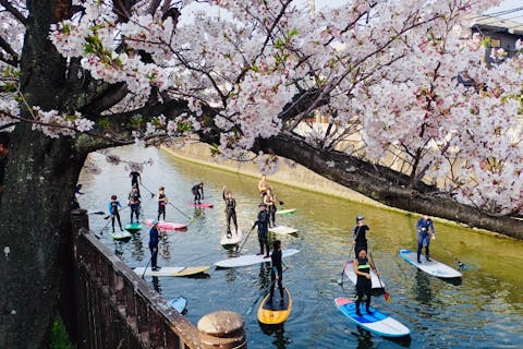 【神奈川・逗子・SUP】春の初めてキャンペーン！初めての方でも安心して楽しめる！景色を見ながら水上散歩（半日）★写真プレゼント