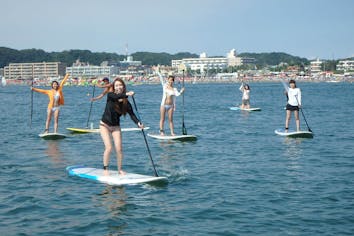 神奈川・逗子・SUP】初めての方でも安心して楽しめる！景色を見ながら