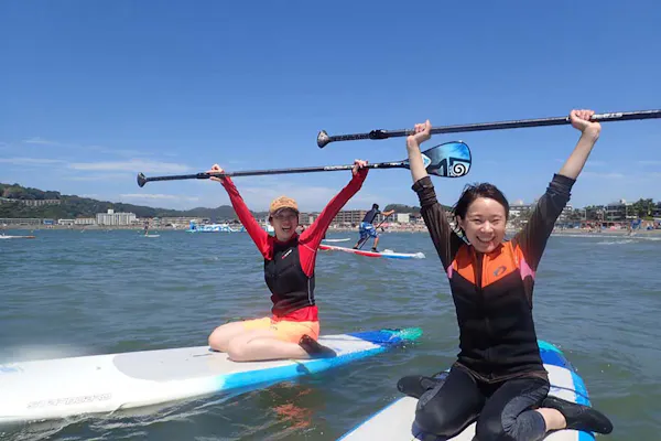 神奈川・逗子・SUP】初めての方でも安心して楽しめる！景色を見ながら