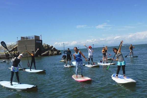 神奈川・逗子・SUP】初めての方でも安心して楽しめる！景色を見ながら