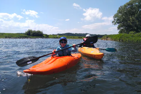 JSPA公認リバーガイドが案内する安心・安全プラン、経験者向【栃木・カヤック体験】関東有数の那珂川を、のんびりロングツアー！