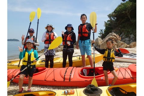 【兵庫・たつの・シーカヤック】シーカヤック無人島体験ツアー