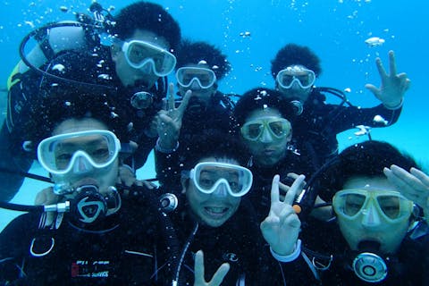 【石垣島・体験ダイビング・1日】楽園リゾートの海に潜ろう！1ダイブとシュノーケリングを満喫！