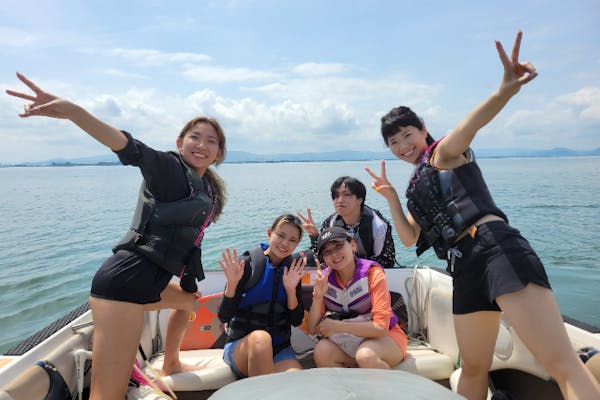 滋賀・琵琶湖・ウェイクボード】経験4回目以上の方はこちら！10分×2