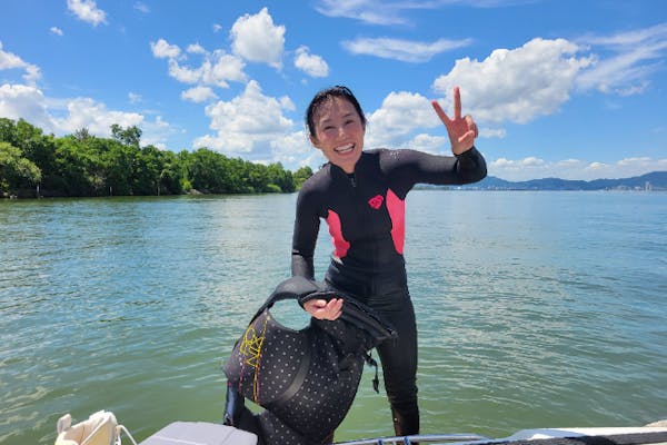 滋賀・琵琶湖・ウェイクボード】経験4回目以上の方はこちら！たっぷり