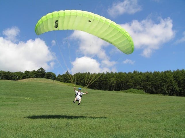 パラグライディング十勝