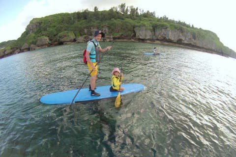 地域クーポン対応＞【沖縄・SUP】青の洞窟SUPクルーズ