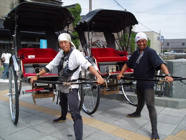 北海道 小樽 人力車 30分貸切 レトロな街並み 港町の風を感じる小樽散策プラン アソビュー