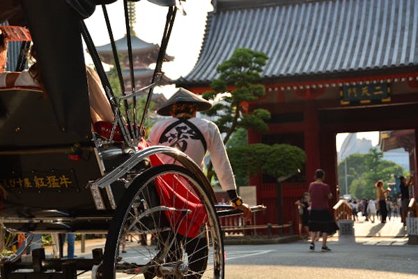 東京・浅草・人力車・45分】当店一番人気！浅草下町大冒険