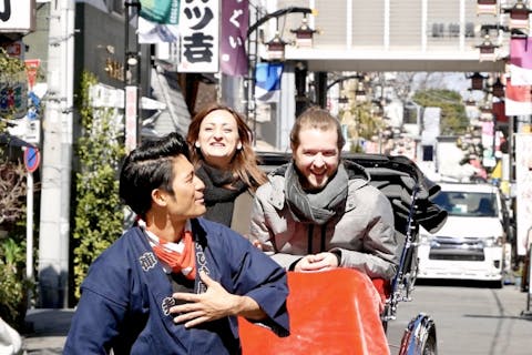 【東京・浅草・人力車・45分】当店一番人気！浅草下町大冒険！！