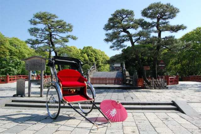 【神奈川・鎌倉・人力車・60分貸切】人力車が似合う街！800年来の鎌倉の風情を感じよう！