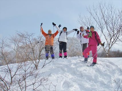 初心者 小学生以上ok スノーシューで初めての雪山散策 ランチ付 アソビュー