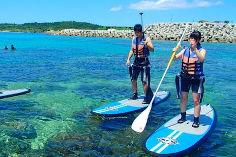 ＜1組限定貸切＞【沖縄本島・本部・SUP】11～2月・沖縄県民限定プラン！手軽でリーズナブルなSUP体験
