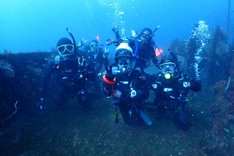 【静岡・熱海・ブランクダイバーコース】1ビーチ(リビューコース)・1ボートダイビング