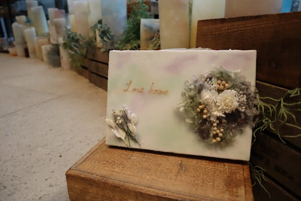 青山・表参道・キャンドル作り】ウェルカムボードレッスン｜アソビュー！