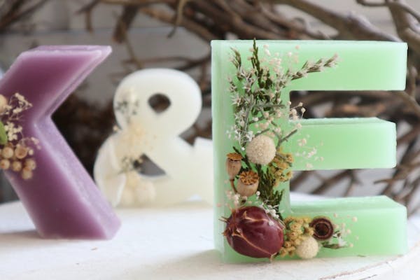 【完売】イニシャルキャンドル 紫陽花 アルファベット オブジェ 完売】イニシャル キャンドル アルファベット オブジェ 紫陽花