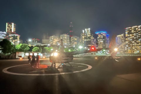 【横浜・みなとみらいヘリポート発】最大3名様まで　街なかヘリポート離陸の10分間